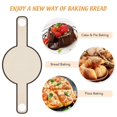thumbnail image 3 of 1Pc Glass Fiber Bread Baking Mat Practical Long Handle Dough Transfer Mat (Brown), 3 of 4
