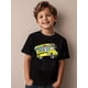 thumbnail image 1 of Girls & Boys School Bus Theme Cotton Graphic Tees, Back To School Clothes Girls, Black Casual Summer Shirts With Cartoon Graphic, Gift For First Day Of School, Round Neck Short Sleeve T-Shirt, 1 of 3