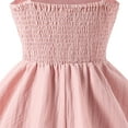 thumbnail image 3 of Xdegoge Girls formal Dress Ruched A Line Swing Teen Dresses Layered Tie Shoulder Flowy formal Dresses Party Holiday Wedding Flower Girl Dress Pink 14-16 Vestidos De Verano Para Niña Flash Deals, 3 of 4