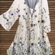 thumbnail image 5 of Blusas Fnochy para mujer, elegantes, informales, de verano, gran liquidación, con estampado floral, manga corta, cuello en V, camisas y tops finos, 5 of 6