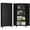 Black（65H）, variant on 65" Kitchen Pantry Storage Cabinets with 2 Doors and 3 Adjustable Shelves, White Pantry Cabinet, Tall Metal Food Storage Cupboard for Kitchen, Dining Room
