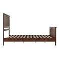thumbnail image 4 of Camilla Queen Wood Low Profile Platform Bed with Matching Footboard in Walnut, 4 of 10