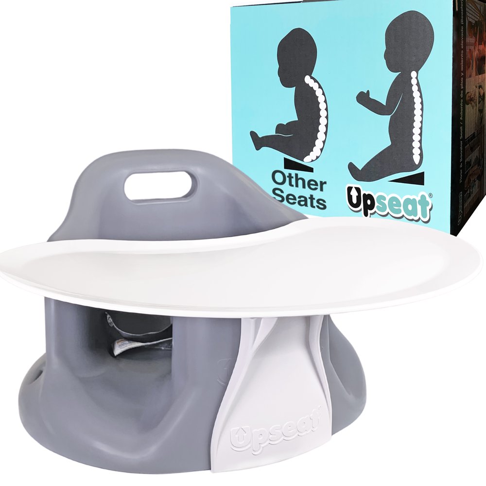 upseat baby chair booster seat with tray for upright posture and