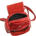 thumbnail image 2 of Le Donne Leather Womens Multi Pocket Backpack TR-125, 2 of 6