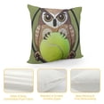thumbnail image 4 of Orinice Owl Symbolism Graphic Decorative Cushion Throw Pillow Cover for Home Couch Living Room Bed Sofa, Square, 1PC 24x24in, 4 of 5