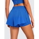 thumbnail image 2 of Shorts CRZ YOGA 2 en 1 con falda fluida para correr azul talla L, 2 of 4