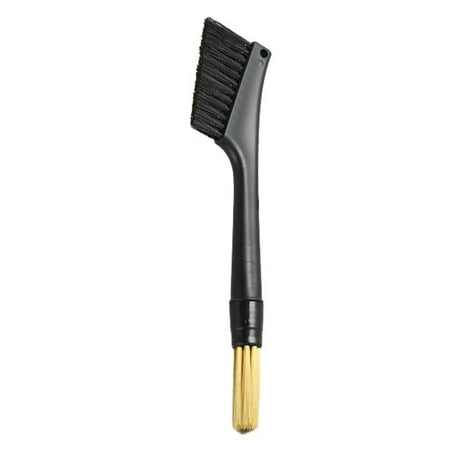 

Skys Coffee Grinder Brush Removable Double Head Flexible Soft Bristles Non-slip Dual Purpose Plastic Long Handle Grinder Cleaning Brush Barista Accessories