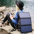 thumbnail image 3 of Multi-Device Support Solar Charger, Charge 3 Devices Simultaneously, Smart Charging Technology for Portable Easy to Use Experience, Made for Solar Generator and Wide Compatibility, 3 of 5