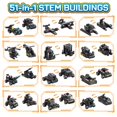 thumbnail image 3 of Histoye Kit de construcción de robots 51 en 1 para niños, juguetes de construcción de vástagos, juego de montaje para niños de 8 a 12 años, proyectos de vástago de ingeniería, construcción, bloques de, 3 of 5