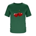 thumbnail image 4 of Wavsuf Mens Graphic Shirts for Men Tees Short Sleeve Round Neck T Shirt Green Size XL, 4 of 5