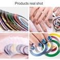 thumbnail image 3 of Juego de cintas de colores mezclados BANYUO para decoración de uñas 10 piezas, 3 of 4