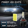 thumbnail image 3 of AQJ For Lincoln MKX 2011-2015 6000K Combo 4X LED Headlight High/Lo + Fog Light Bulbs, 3 of 16