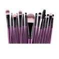 thumbnail image 1 of HONMEET 20Pcs Cosmetics Brush Set with Synthetic Fibers for Smooth and Even Makeup Application, 1 of 3