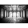 thumbnail image 2 of Bill Carson Photography 18x13 White Modern Wood Framed Museum Art Print Titled - Bethesda Terrace, 2 of 4