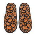 thumbnail image 1 of Fotbe Halloween Pumpkins Pantuflas Peludas para Mujer con Estampado, Zapatillas de Peluche, Zapatos de Invierno para Casa, Uso Interior y Exterior-Large, 1 of 8