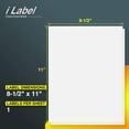 thumbnail image 2 of 8.5" x 11" Full Sheet Sticker Paper for Laser & Inkjet Printers[600 Sheets,600 Labels], 2 of 5