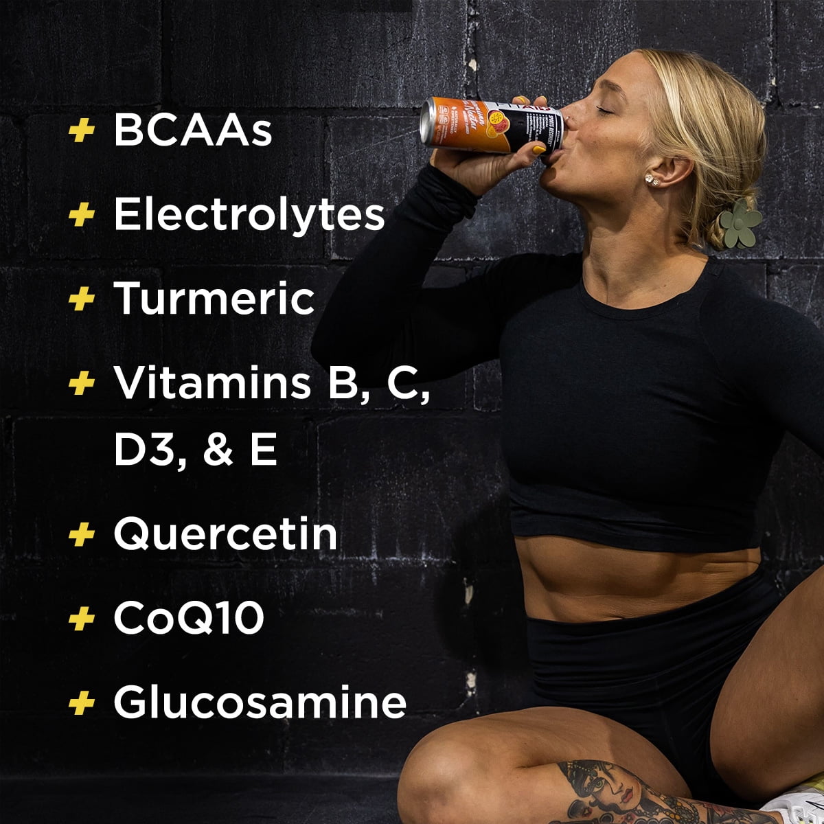 FITAID Post Workout Recovery Drink, Hawaiian Nectar, Passion Fruit, Orange & Guava, BCAAs, Glucosamine, Electrolytes, Paleo, Vegan & Gluten-Free, 12 Fl Oz (Pack of 24)