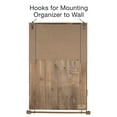 thumbnail image 4 of Excello Global Products Large Rustic Wall Mounted Jewelry Organizer with Barndoor Decor - Brown - EGP-HD-0282-OS, 4 of 5