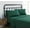 Green, variant on Truly Soft Solid 100% Cotton Flannel Grey 3-Piece Twin Deep Pocket Sheet Set, Solid Casual themed, Adult Bedding, OEKO-TEX Certified