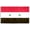 3x5 ft Polyester Flag, variant on AGAS Syria Flag 4x6 inch - 11" Plastic Pole 100% Polyester Stitched Edges Syrian Arab Republic Mini Flag on a Stick