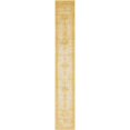 thumbnail image 1 of Unique Loom Bromley Traditional Border Rug 2' x 13' Runner Yellow/Ivory, 1 of 1
