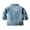 Blue, variant on Povozer Kids Boys Girls Denim Jacket Zipper Coat Outerwear(Black,130)