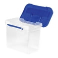 thumbnail image 3 of Fellowes Bankers Box Letter Plastic Portable File Box 2-pack, 3 of 3