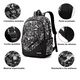 thumbnail image 2 of Mochila Escolar De Gran Capacidad Para Laptop Mochila Impermeable Para Hombre Y Mujer Negro Malubero  Mochila Escolar Impermeable, 2 of 4