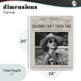 thumbnail image 3 of Chic Chronical Vintage Magazine Canvas Wall Art, design by A Barefoot Stylist, 3 of 8