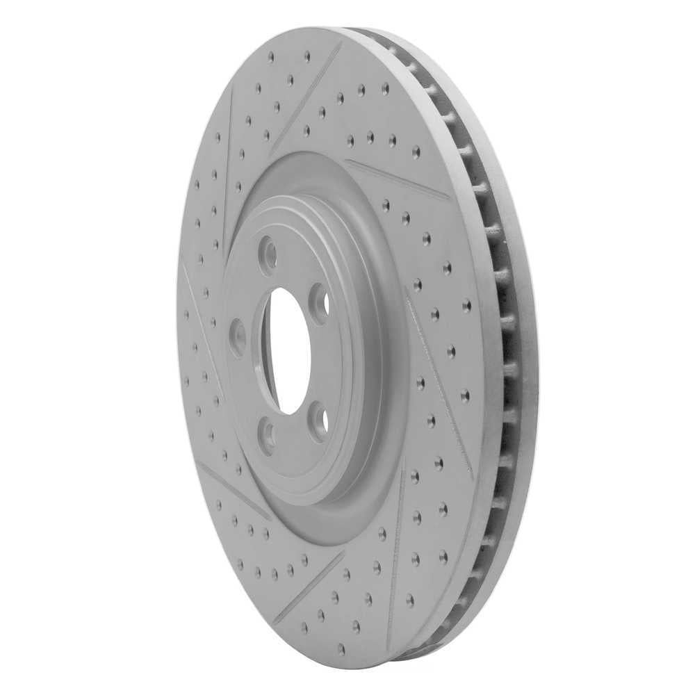 Dynamic Friction Company 830-20020L DFC Geoperformance Rotor - Drilled and Slotted