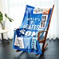thumbnail image 4 of LHSHID Son Blanket Gifts for Son on Fathers Day from Mom or Dad World's Greatest Son Throw Blanket Christmas Birthday Present for Son 40"x50", 4 of 8