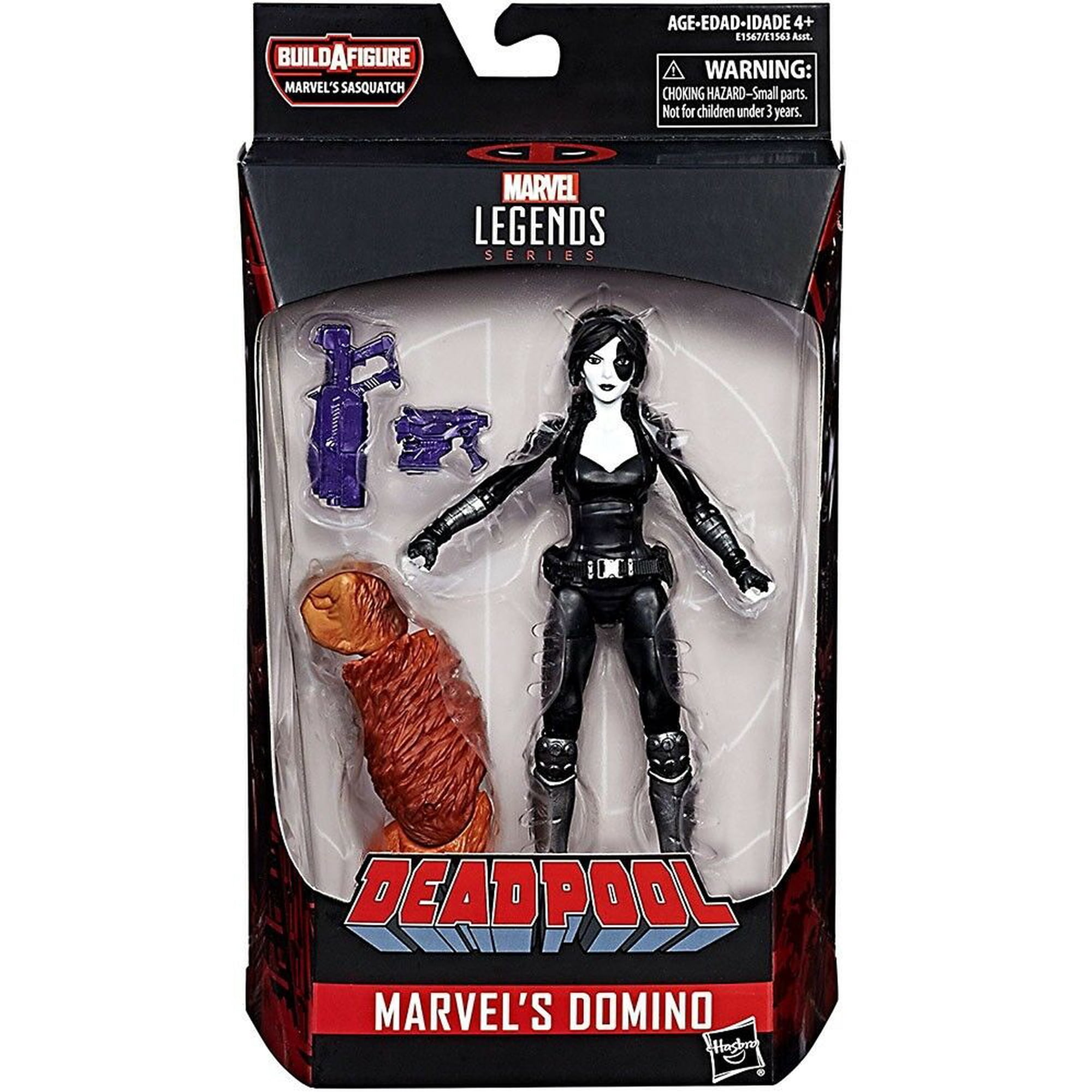 Deadpool Marvel Legends Sasquatch Series Domino Action Figure Walmart Com Walmart Com