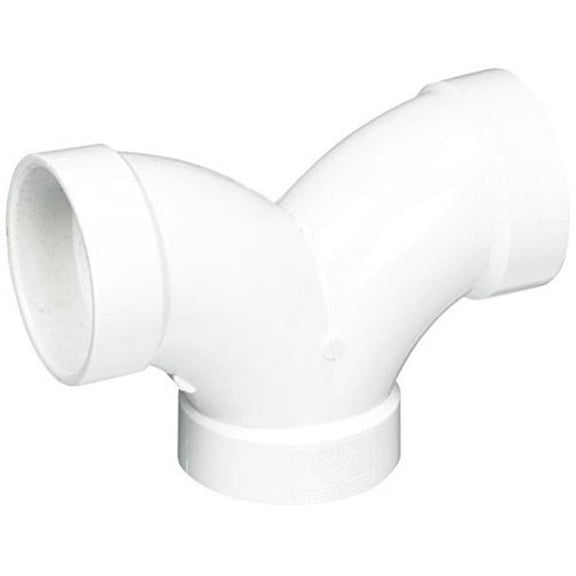 PVC 00327 0800HA 2 in. DWV Double PVC Elbow
