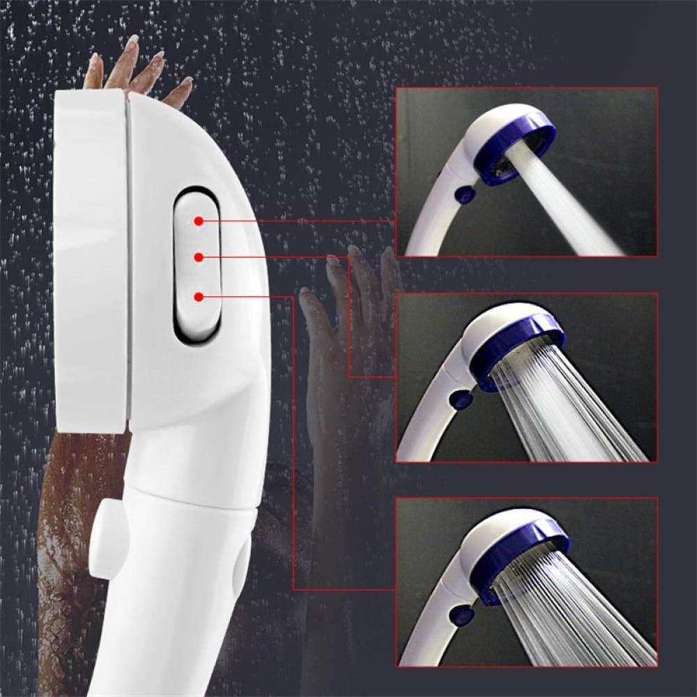 Shower Head Handheld Shower Head Water Stop Switch Bathroom Spray 3 Modes Rainfall Massage SPA Rain Shower Nozzle Pressurized Showerhead