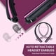 thumbnail image 2 of Auriculares Inalámbricos Bluetooth con Banda para el Cuello, Auriculares Retráctiles A Prueba de Sudor, Auriculares Estéreo con Cancelación de Ruido, 2 of 7