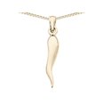 thumbnail image 1 of 14K Yellow Gold Medium Italian Horn Pendant, 1 of 3