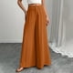 thumbnail image 2 of TaTaai Women's Solid Color High Waist Flare Wide Leg Pants Loose Skirt Pants Suit Trousers for Summer Beach Vacation Daily Casual Wear Gift, 2 of 8