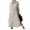 Apricot, variant on Datmelove Women's Spring Button Down Linen Shirt Dress Summer Flowy Side Slit Maxi Shift Dress