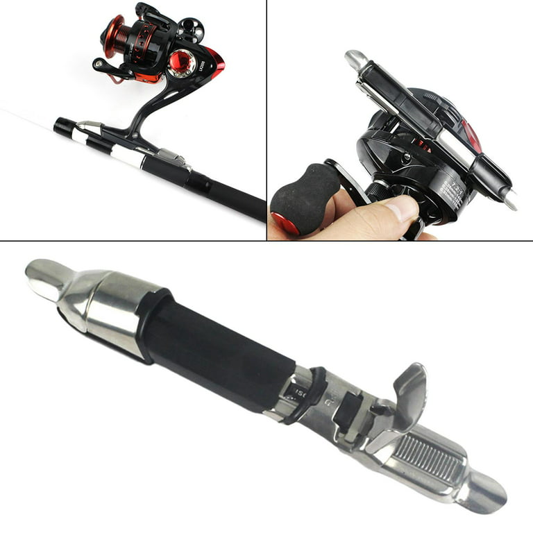 Stainless Steel Fishing Reel Seat Pole Tool Heavy Duty Clamp Deck Rod Clip  Stands for Rods Freshwater Outdoor Fishing Tackle