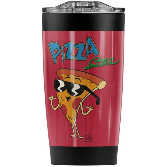 Uncle Grandpa/Pizza Steve Stainless Steel Tumbler 20 oz Coffee Travel Mug/Cup, Vacuum Insulated & Double Wall with Leakproof Sliding Lid | Great for Hot Drinks and Cold Beverages