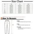 thumbnail image 2 of Aofany Women's Nine Percent Pants Casual Flowers Print Pants Elastic High Waist Wide Leg Trousers With Pockets Gray XXL, 2 of 4