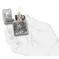 thumbnail image 5 of Zippo Timberwolves Brushed Chrome Pocket Lighter, 5 of 6
