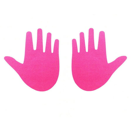 

Dasbsug 10 Pairs Women Disposable Adhesive Nipples Covers Hand Shaped Invisible Breast Pasties Stickers Festival Party Lingerie