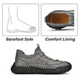 thumbnail image 2 of Mens Casual Hiking Shoes Outdoor Breathable Sneakers Lightweight Oxfords Anti-slip Climbing Shoes Gray 9 UK, 2 of 7