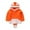 Orange, variant on Kids Sweatshirt Tops 6 Months-3 Years Infant Toddler Hooded Pullover Unisex for Fall Winter
