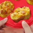 thumbnail image 5 of Premium Silicone Muffin Pan - Bake Perfect Muffins and Cupcakes with Ease, 6 Cup Muffin, 5 of 8