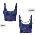 thumbnail image 5 of Lsque Turtles Printed Women'S Sports Bra, Compression, Moisture Wicking, High-Impact Sports Bra For Women,Supportive sports bra-X-Large, 5 of 9