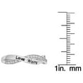 thumbnail image 5 of 1/10 Carat Natural Diamond Intertwined Love Waits Purity Ring for Women in 925 Sterling Silver (H-I, I2-I3, 0.10 cttw) Engagement Promise Wedding Band Ring Size 9 by Lavari Jewelers, 5 of 5