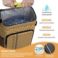 thumbnail image 2 of Travel Cooler Bag - Yellow and Brown Of Cheetah Print Camping Beer Cooler Backpack with Bottle Opener- Waterproof Insulated Picnic Backpacks - Cooler Bag for Beach, 2 of 6
