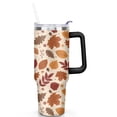 thumbnail image 2 of Autumn Maple Leaf 40 OZ Tumbler Cup with Lid and Straw Gifts for Mom Friend Sister Grandma, 2 of 7